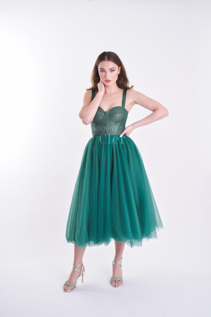 Spoločenské šaty MELODY green